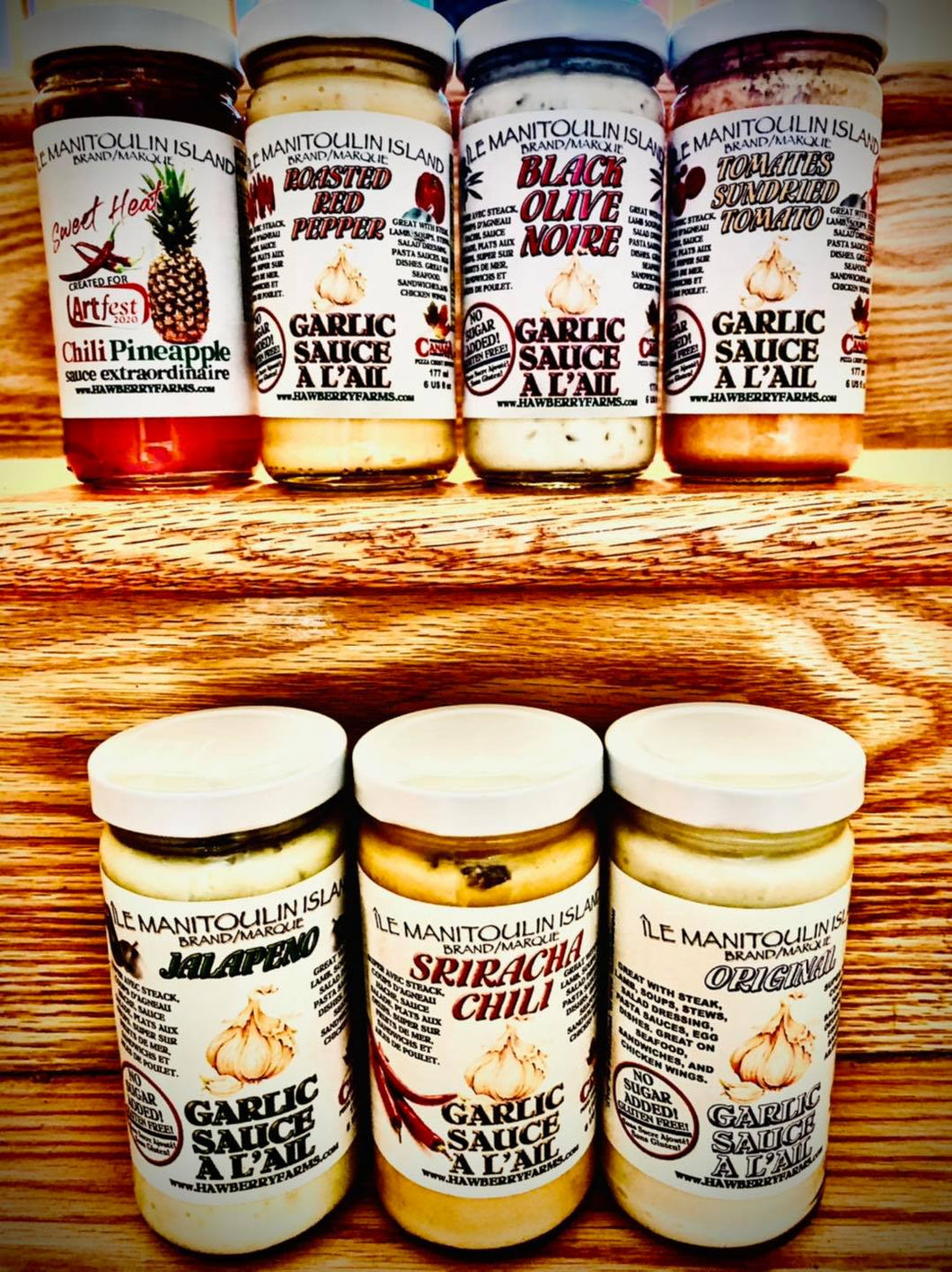 Garlic sauces (two for $14)